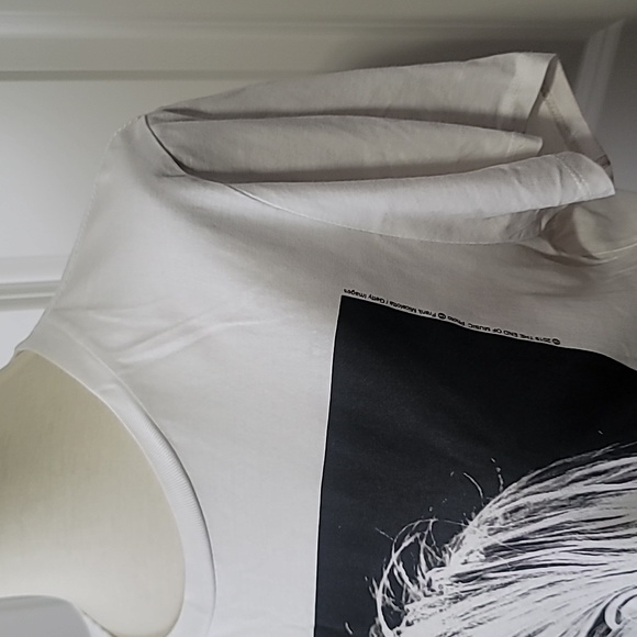 Curt Cobain Y2K White Unisex Casual Minimalist Transitional Short Sleeve T-shirt - Picture 7 of 12